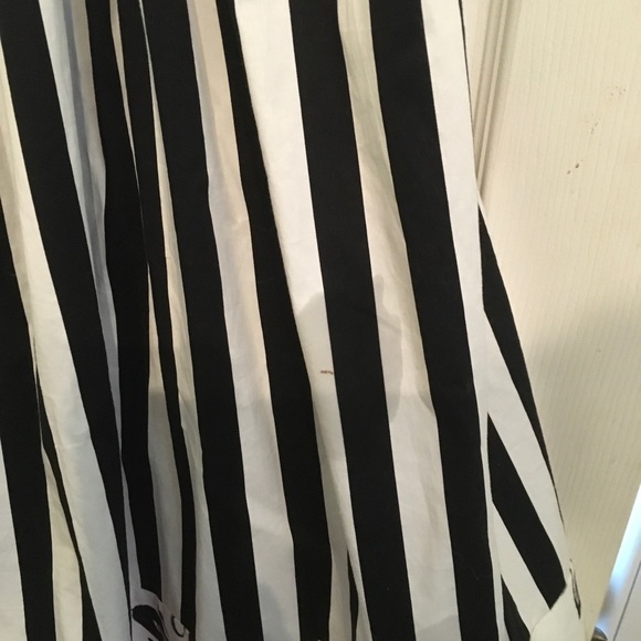 Mod Cloth Miss Mix-it Floral/Stripe Dress Sz 1x - Picture 7 of 8